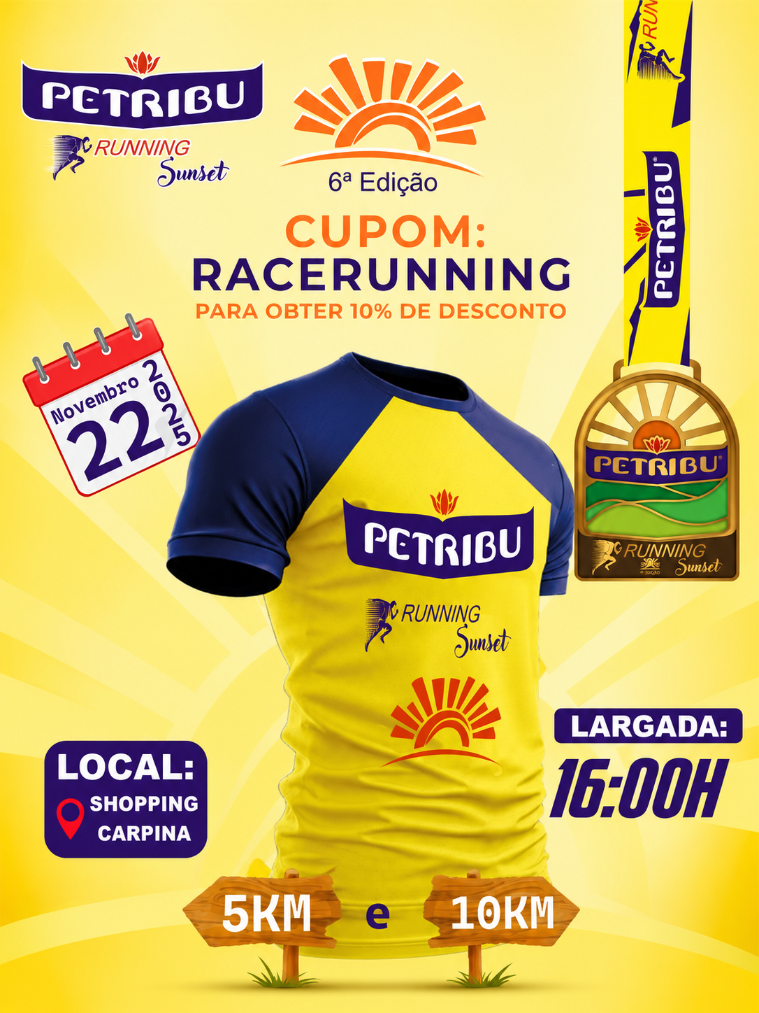 PETRIBU RUNNING SUNSET 2025