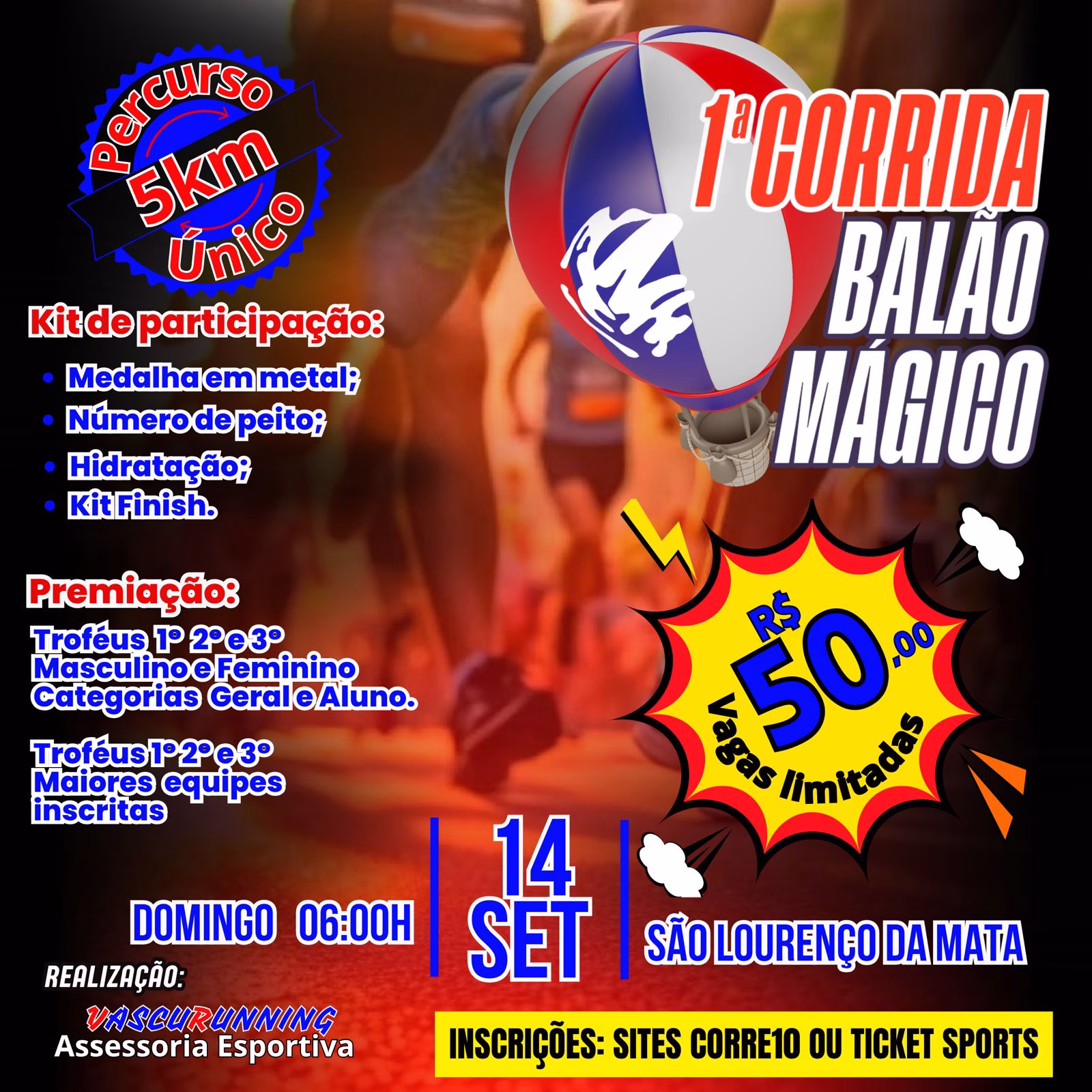 1ª CORRIDA BALÃO MÁGICO