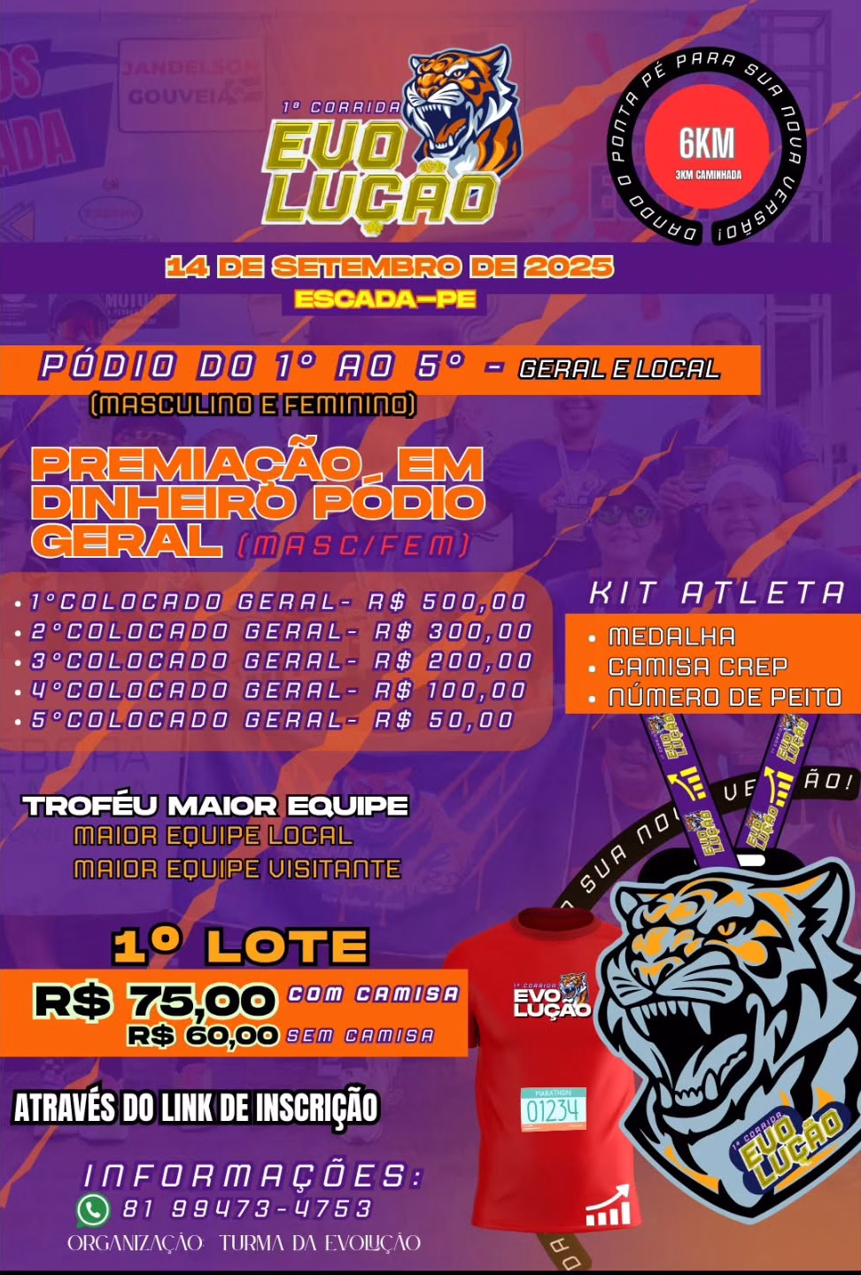 1ª CORRIDA EVOLUÇÃO