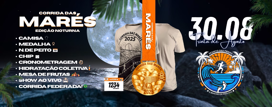 30/08/2025 – CORRIDA DAS MARÉS - DESAFIO DAS PRAIAS: Race Running
