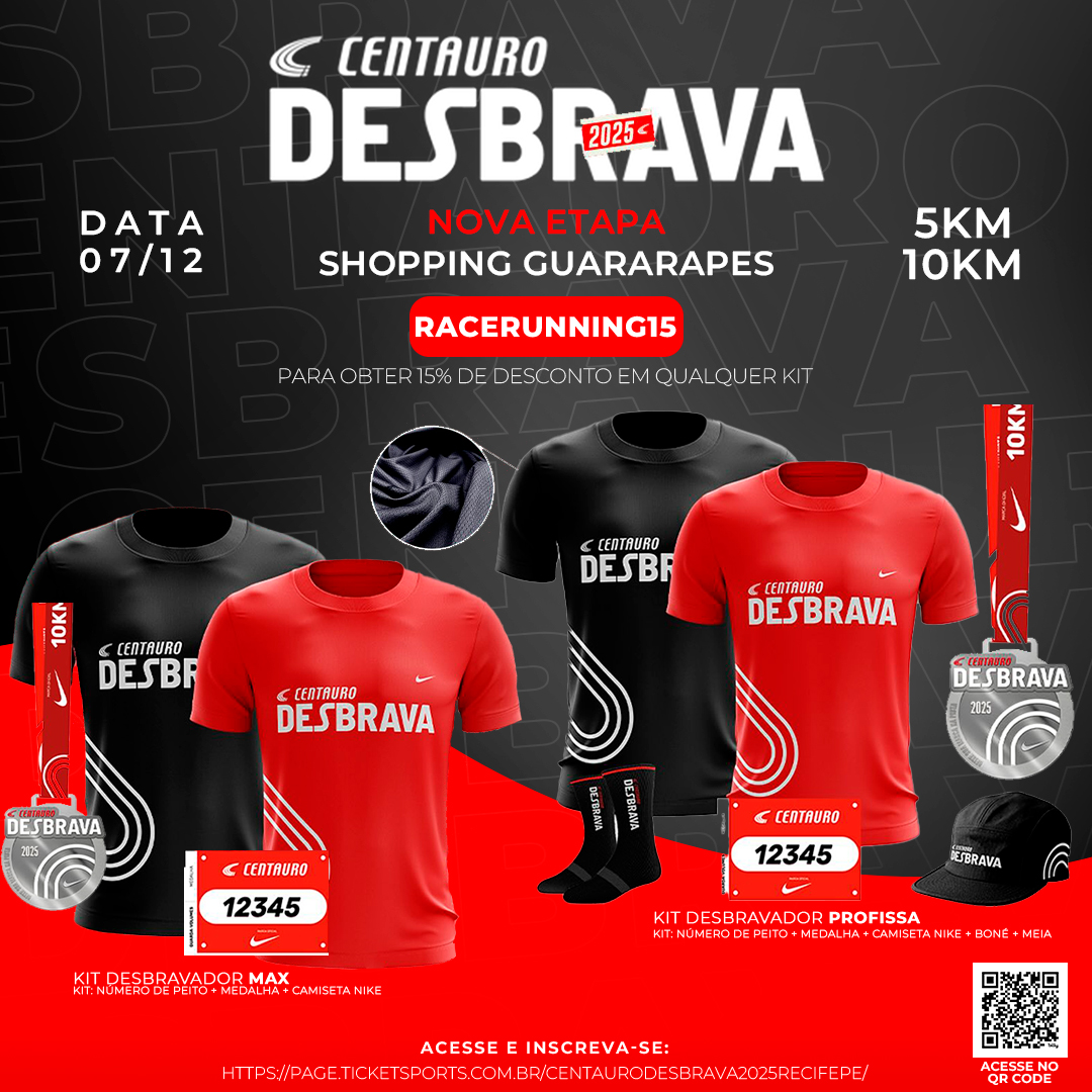07/12/2025 - Centauro Desbrava - Jaboatão dos Guararapes: Centauro Desbrava