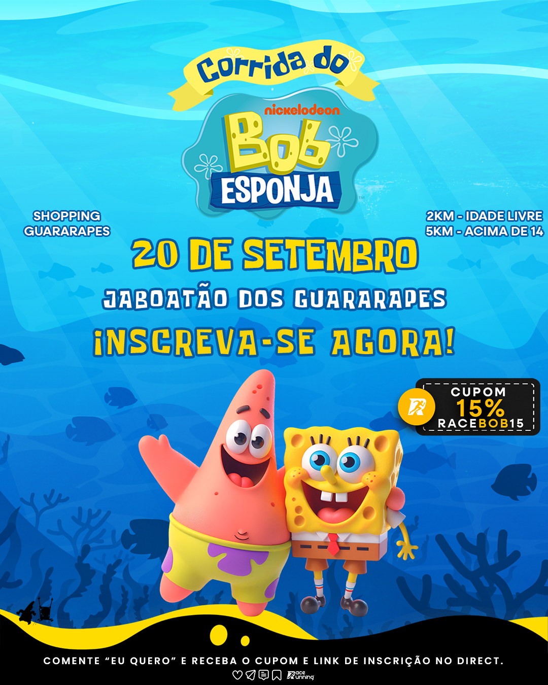 CORRIDA DO BOB ESPONJA