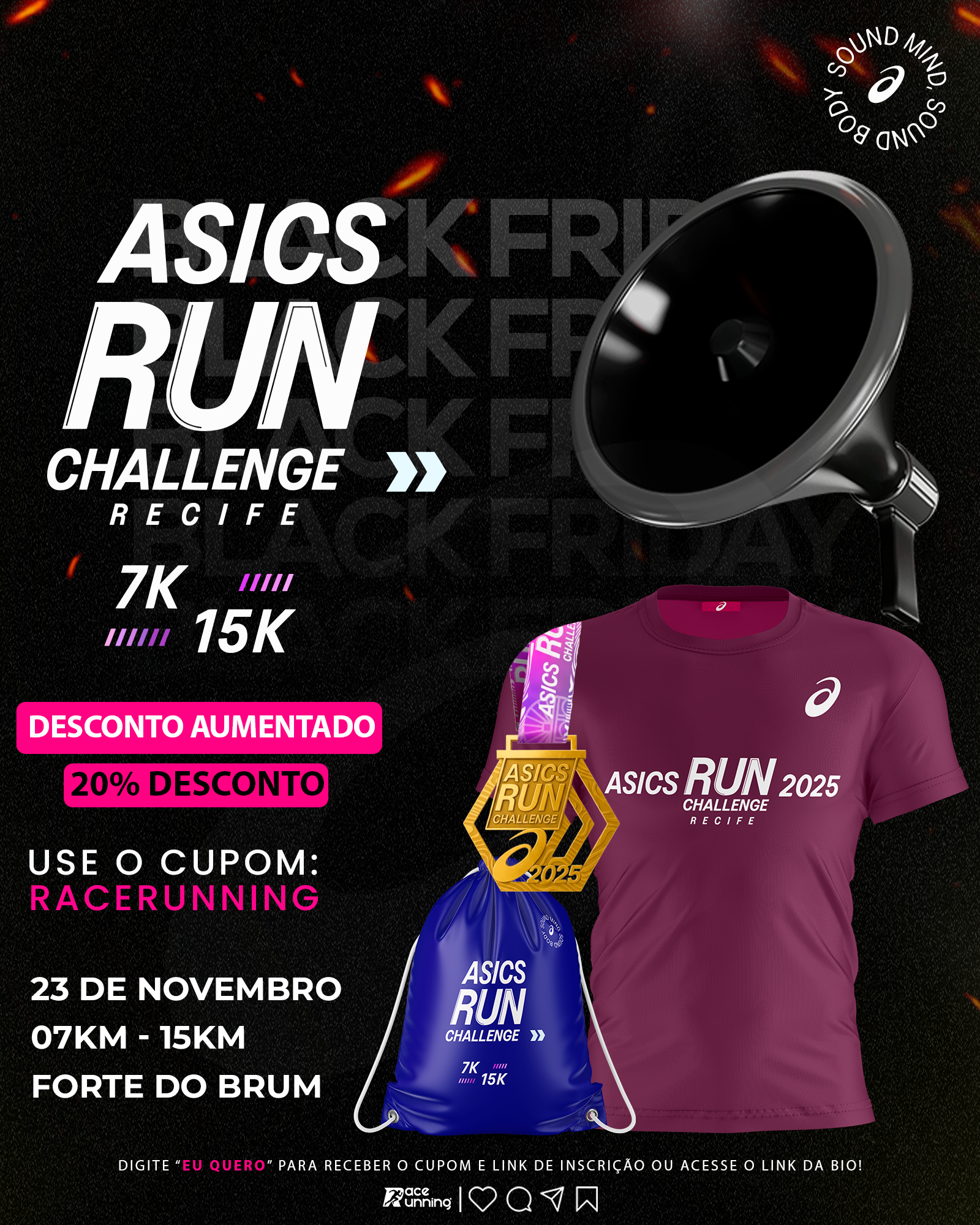 Cupons de desconto Race Running