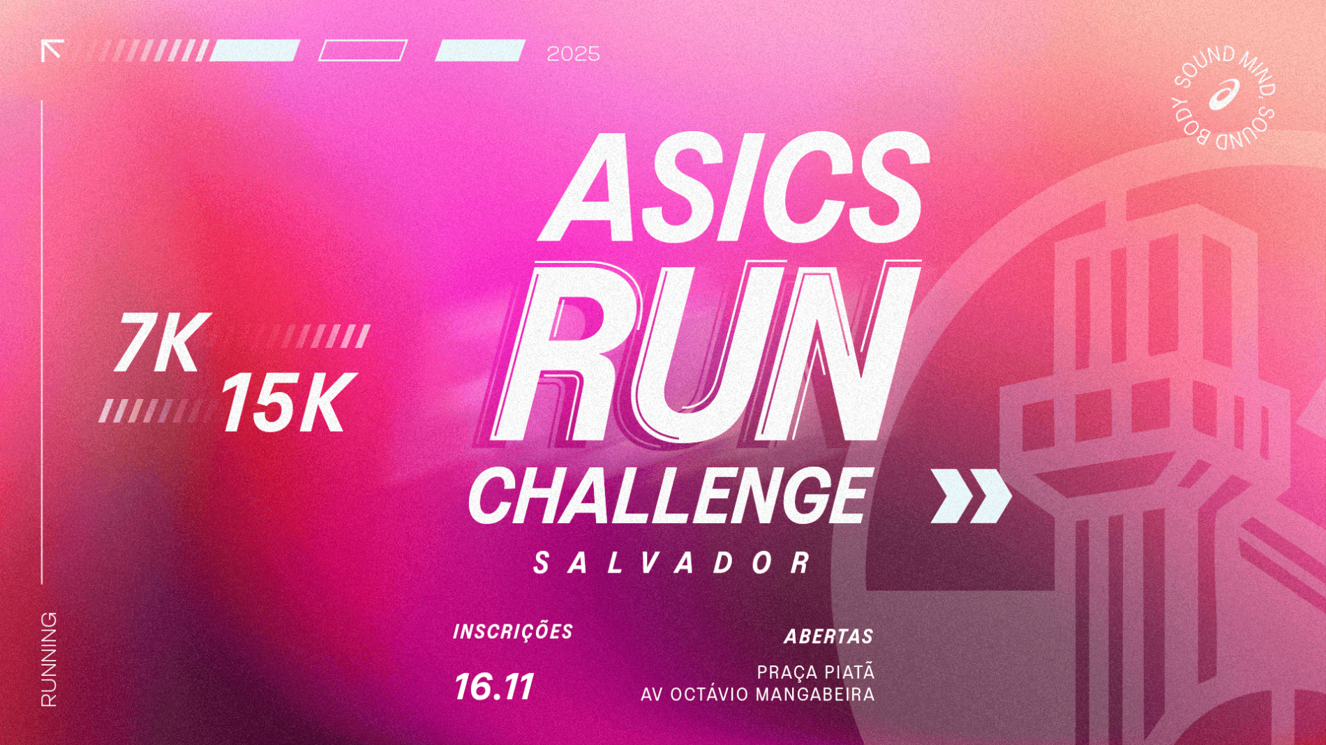 16/11/2025 - ASICS RUN CHALLENGE SALVADOR: Asics Run Challenge Salvador