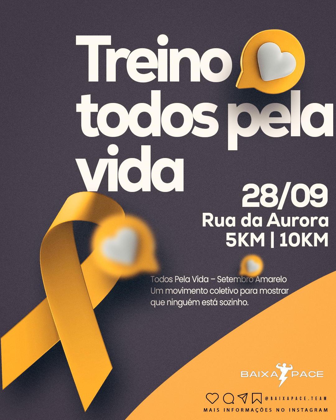 TREINO TODOS PELA VIDA BAIXA PACE TEAM
