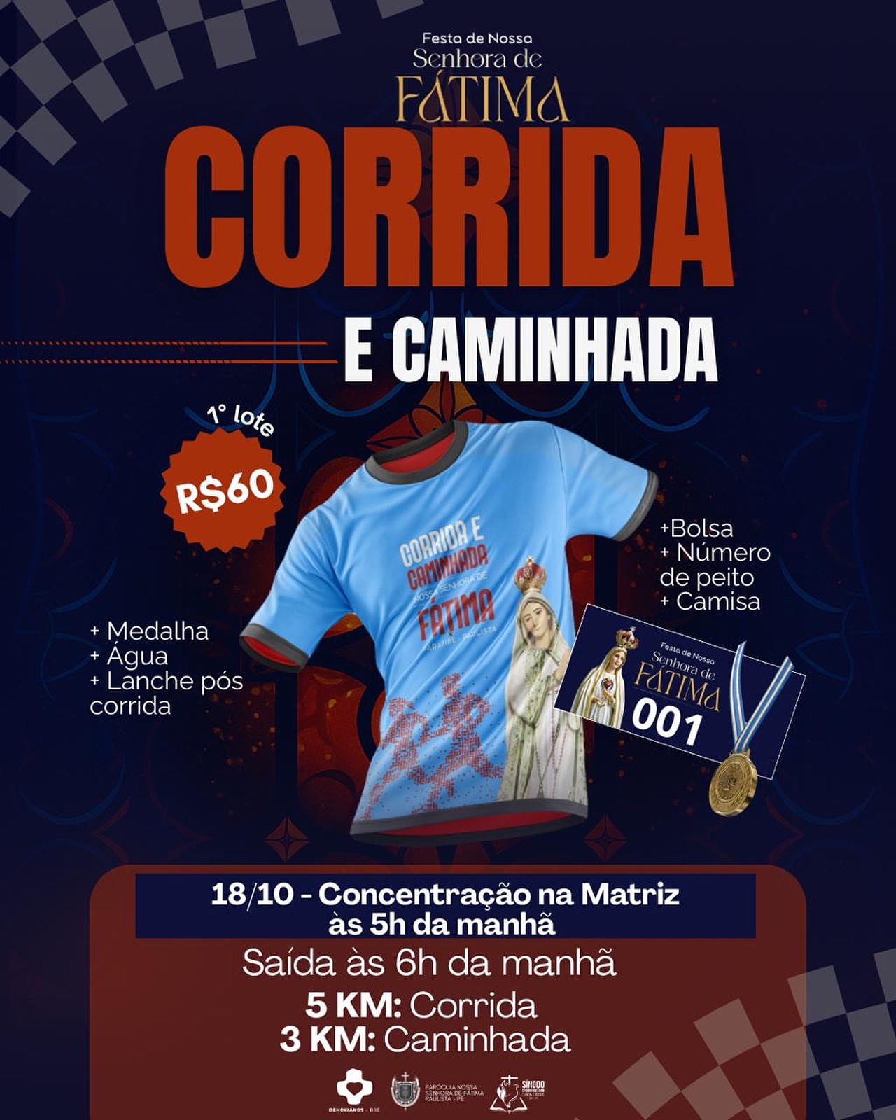 Corrida e Caminhada Nossa Senhora de Fátima