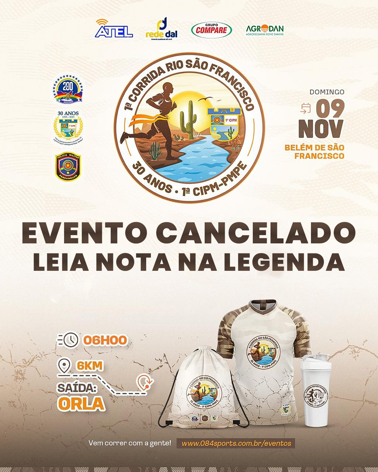 09/11/2025 - 1ª CORRIDA RIO SÃO FRANCISCO: Race Running