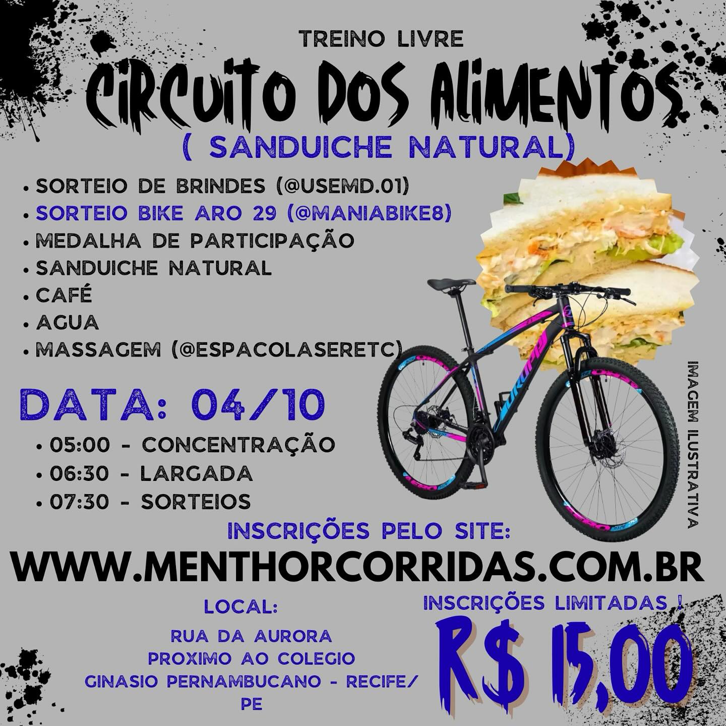 Circuito dos Alimentos - Menthor Corridas Circuito dos Alimentos - Menthor Corridas Race Running