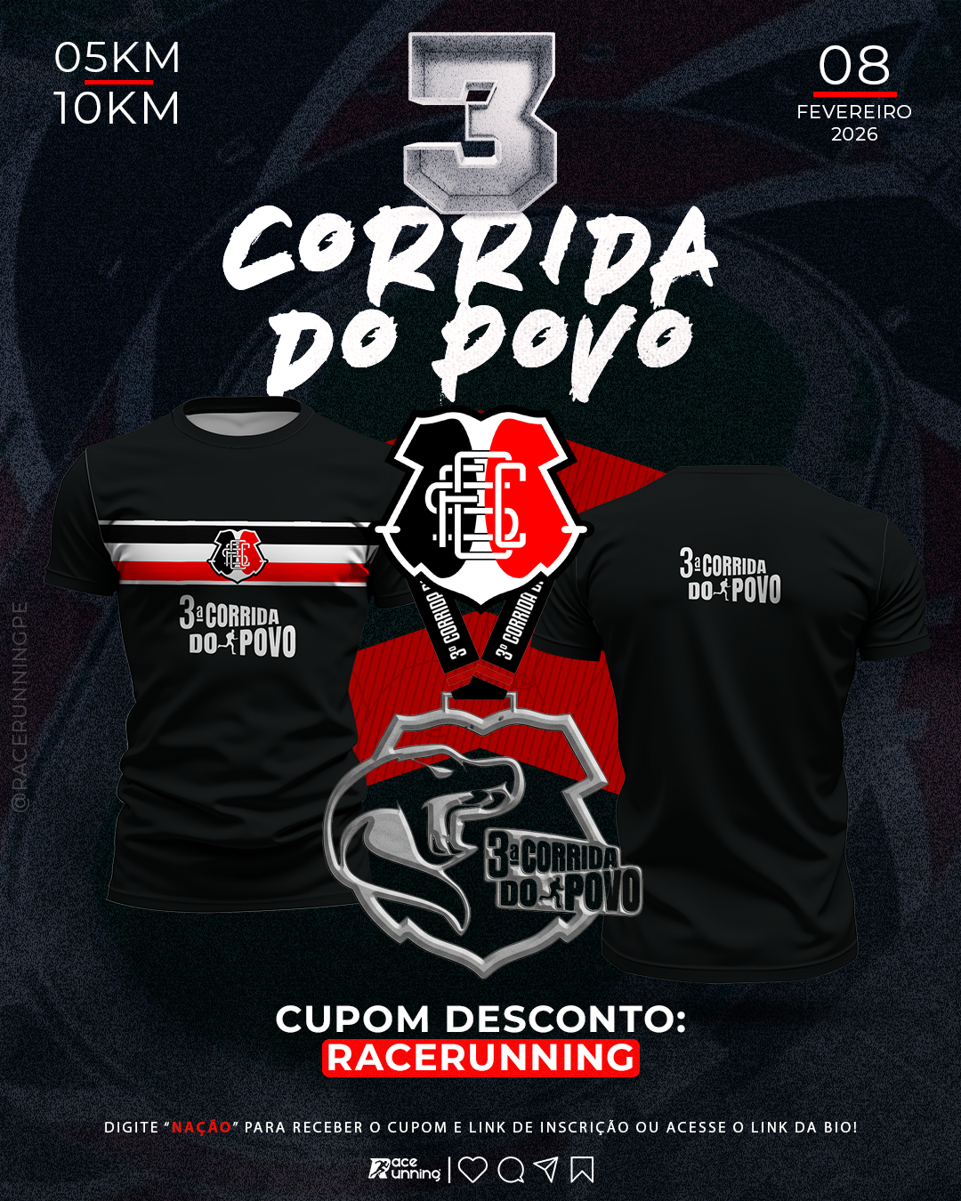 08/02/2026 - 3ª CORRIDA DO POVO: Race Running