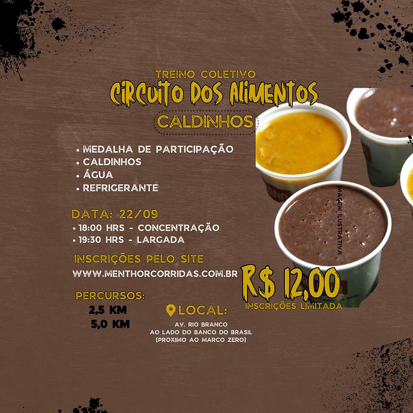 Circuito dos Alimentos - Menthor Corridas Circuito dos Alimentos Etapa Caldinho