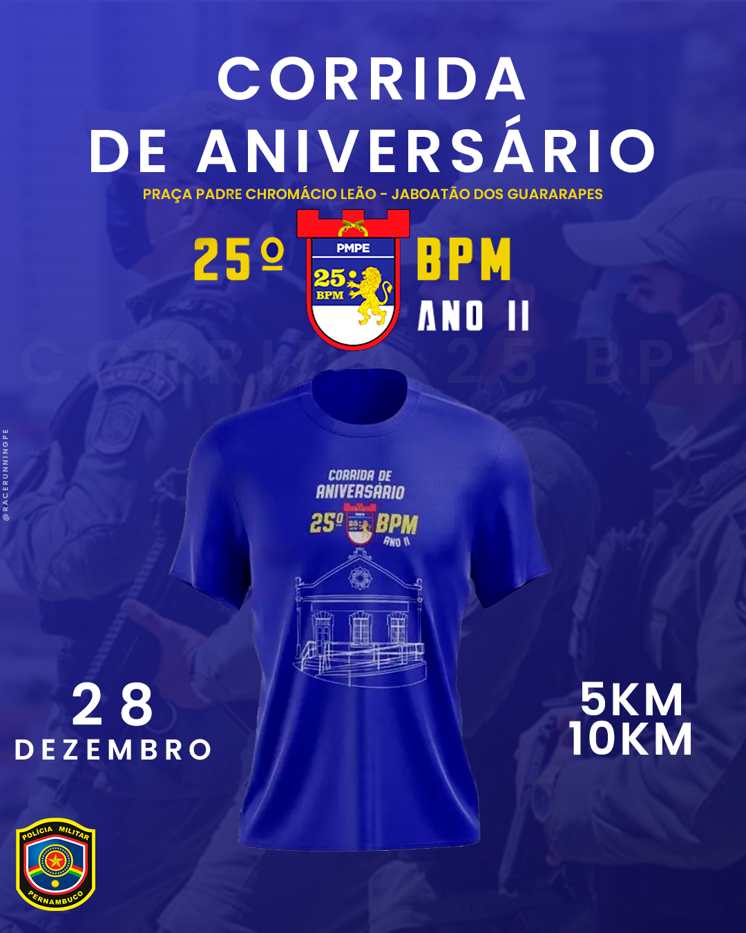 Corrida de aniversário do 25° BPM