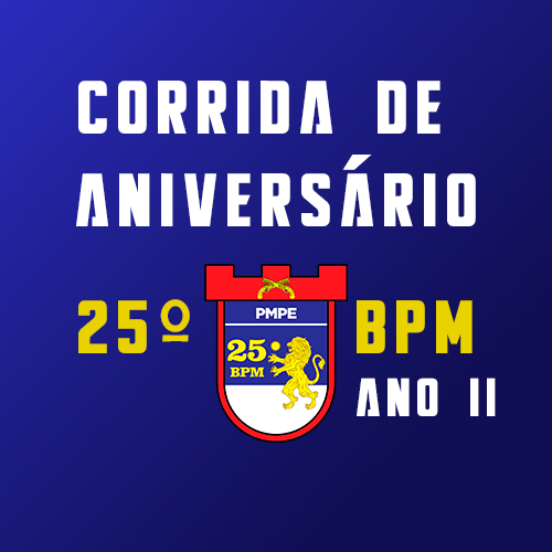 Corrida de aniversário do 25° BPM