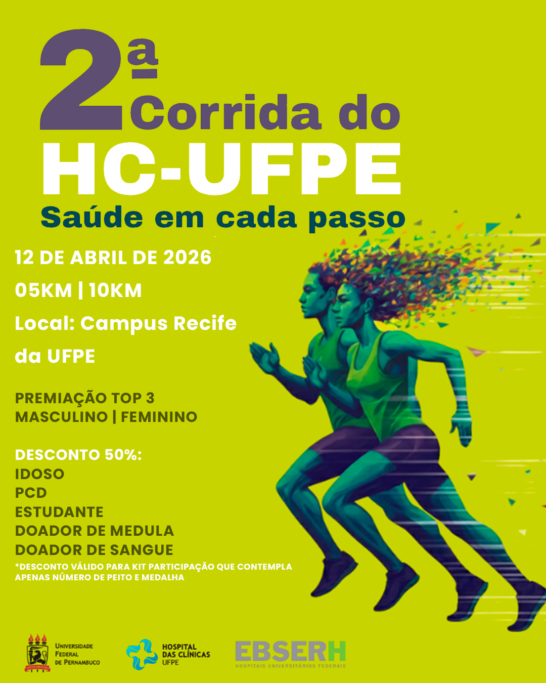 12/04/2026 - 2ª CORRIDA DO HOSPITAL DAS CLíNICAS: 2ª CORRIDA DO HOSPITAL DAS CLíNICAS