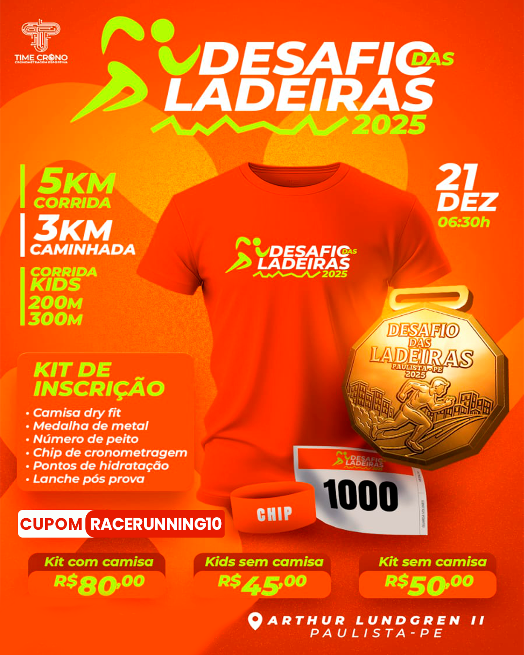 21/12/2025 - DESAFIO DAS LADEIRAS: DESAFIO DAS LADEIRAS
