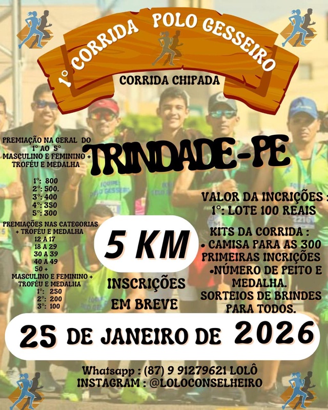 1ª CORRIDA POLO GESSEIRO