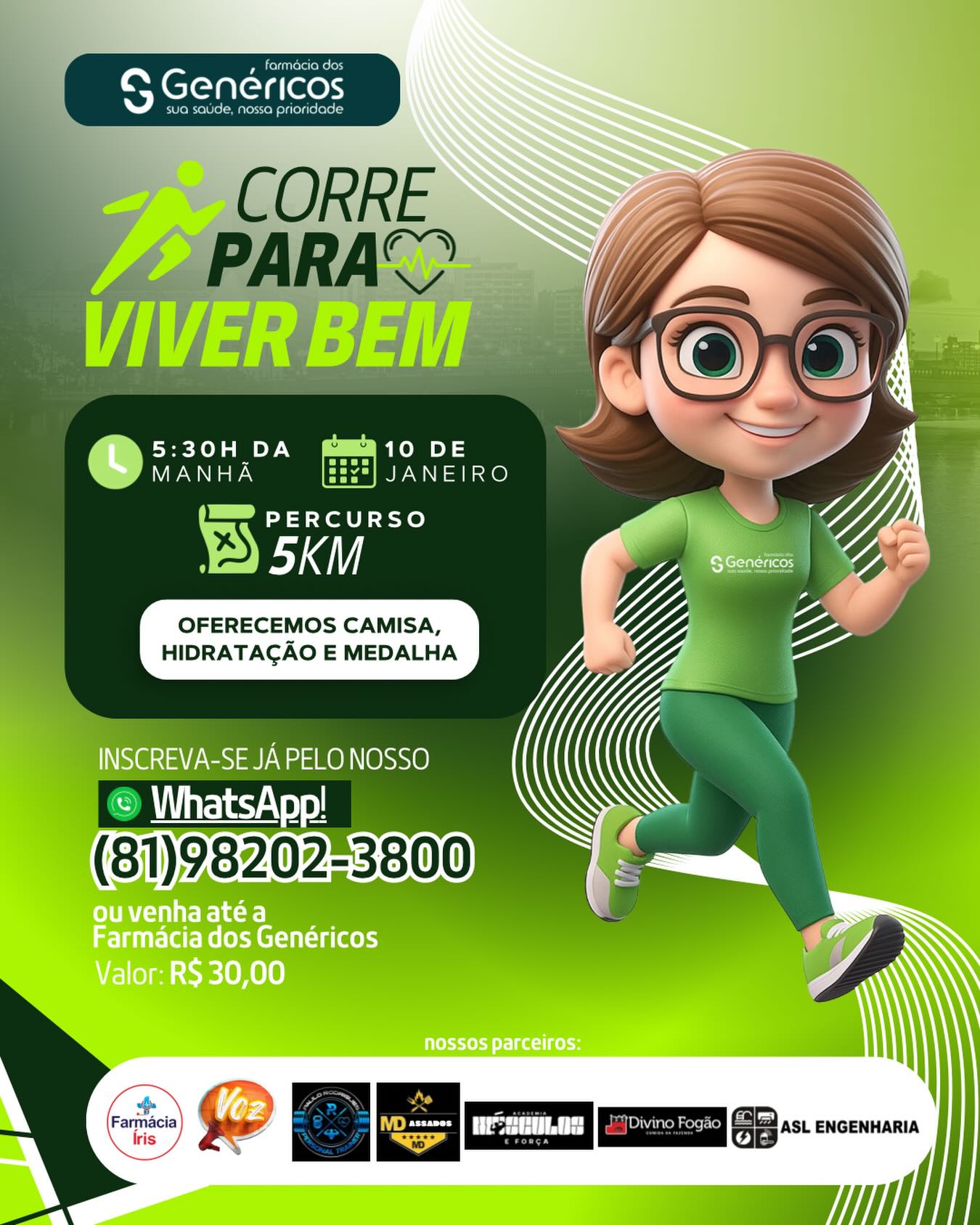 CORRIDA PRA VIVER BEM