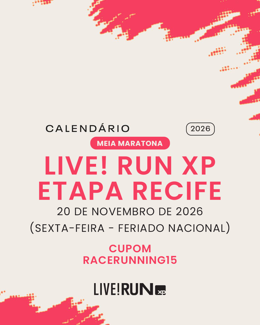Meia Maratona Live! RUN XP - RECIFE