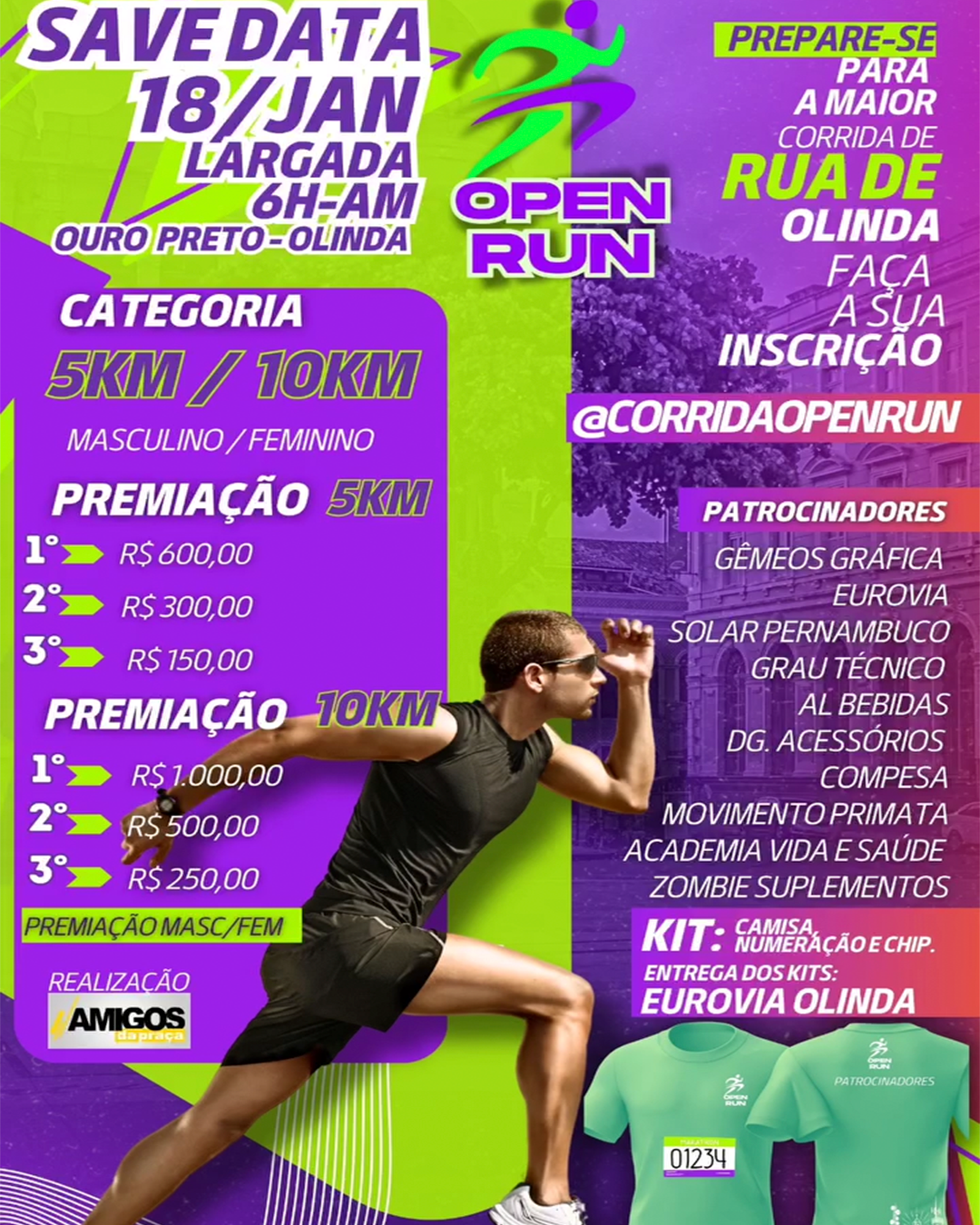 1° OPEN RUN OLINDA