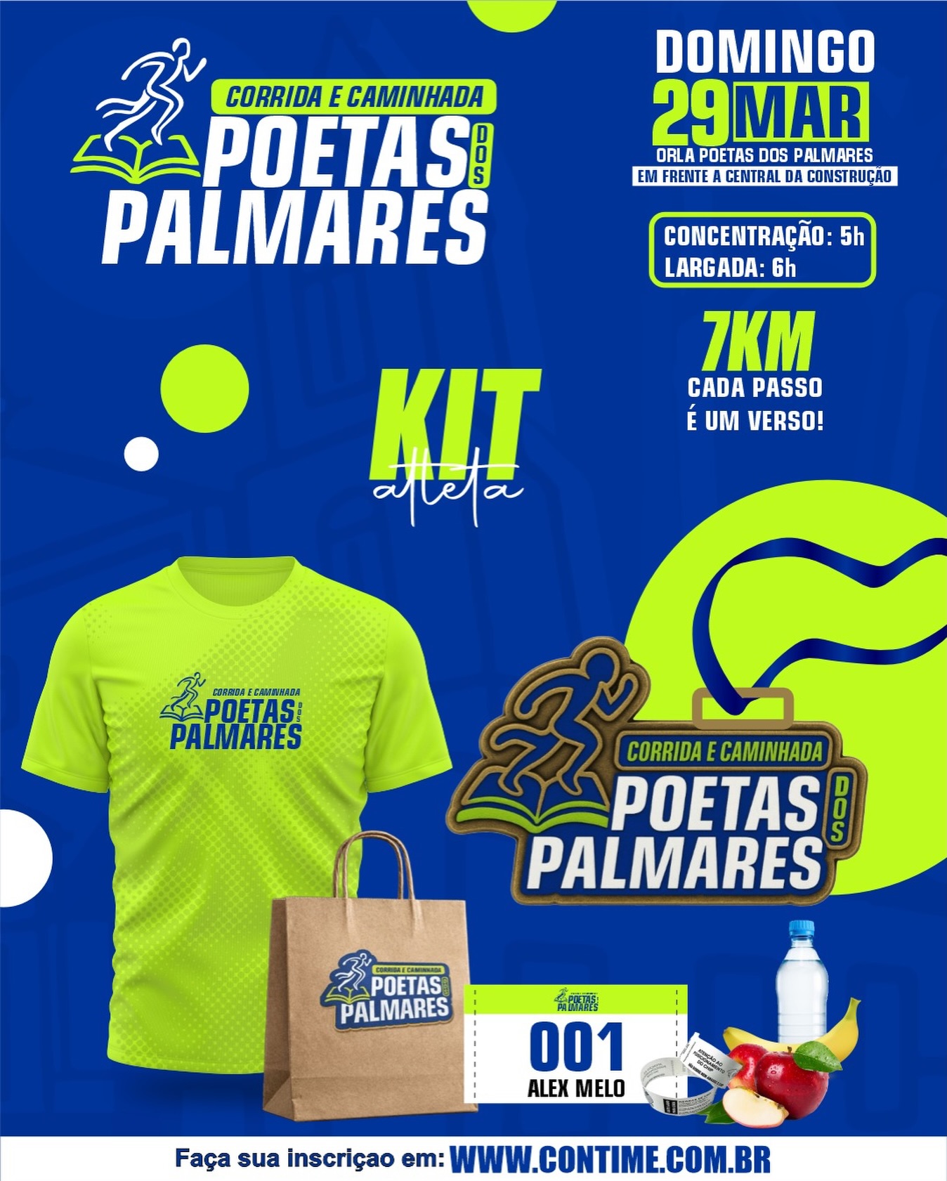 CORRIDA E CAMINHADA POETAS DOS PALMARES