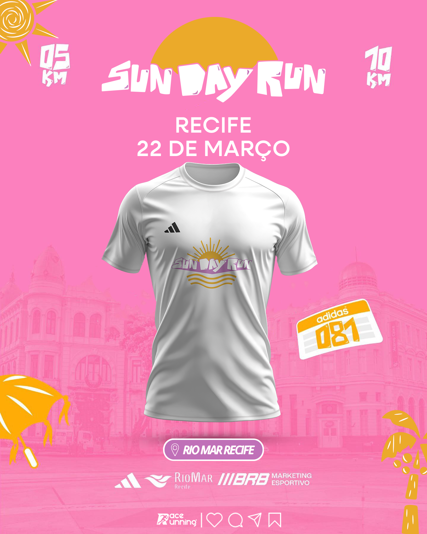 SUN DAY RUN ADIDAS ETAPA RECIFE