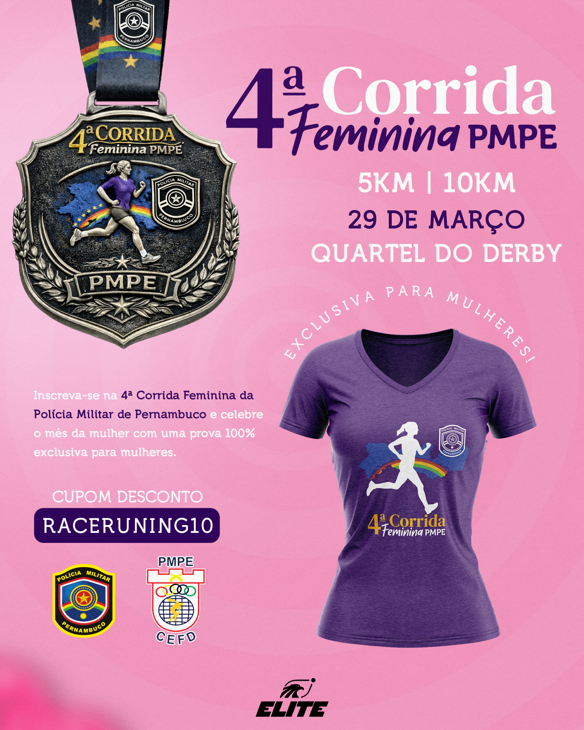 4ª CORRIDA FEMININA PMPE 2026 RECIFE