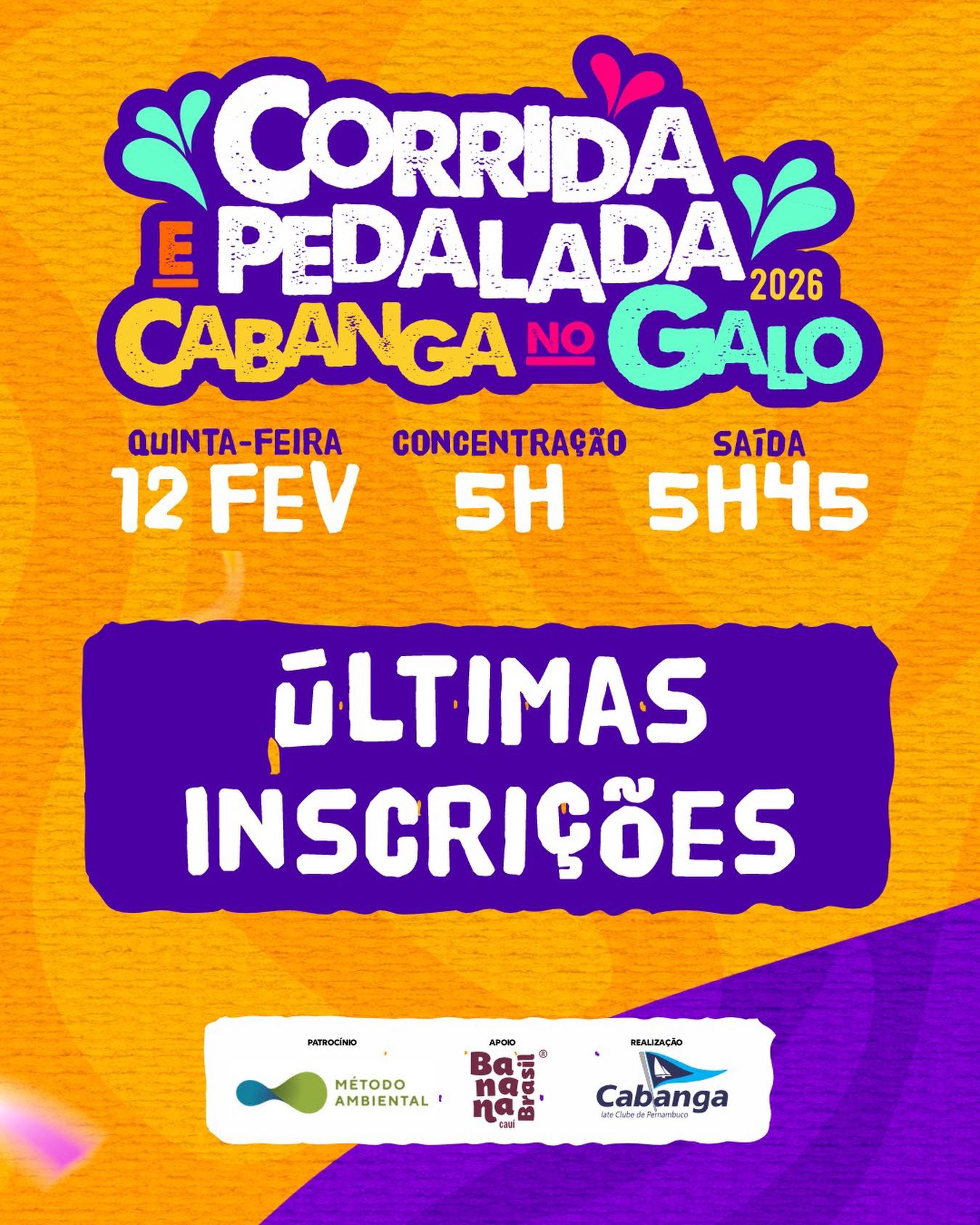 Corrida e Pedalada Cabanga no Galo