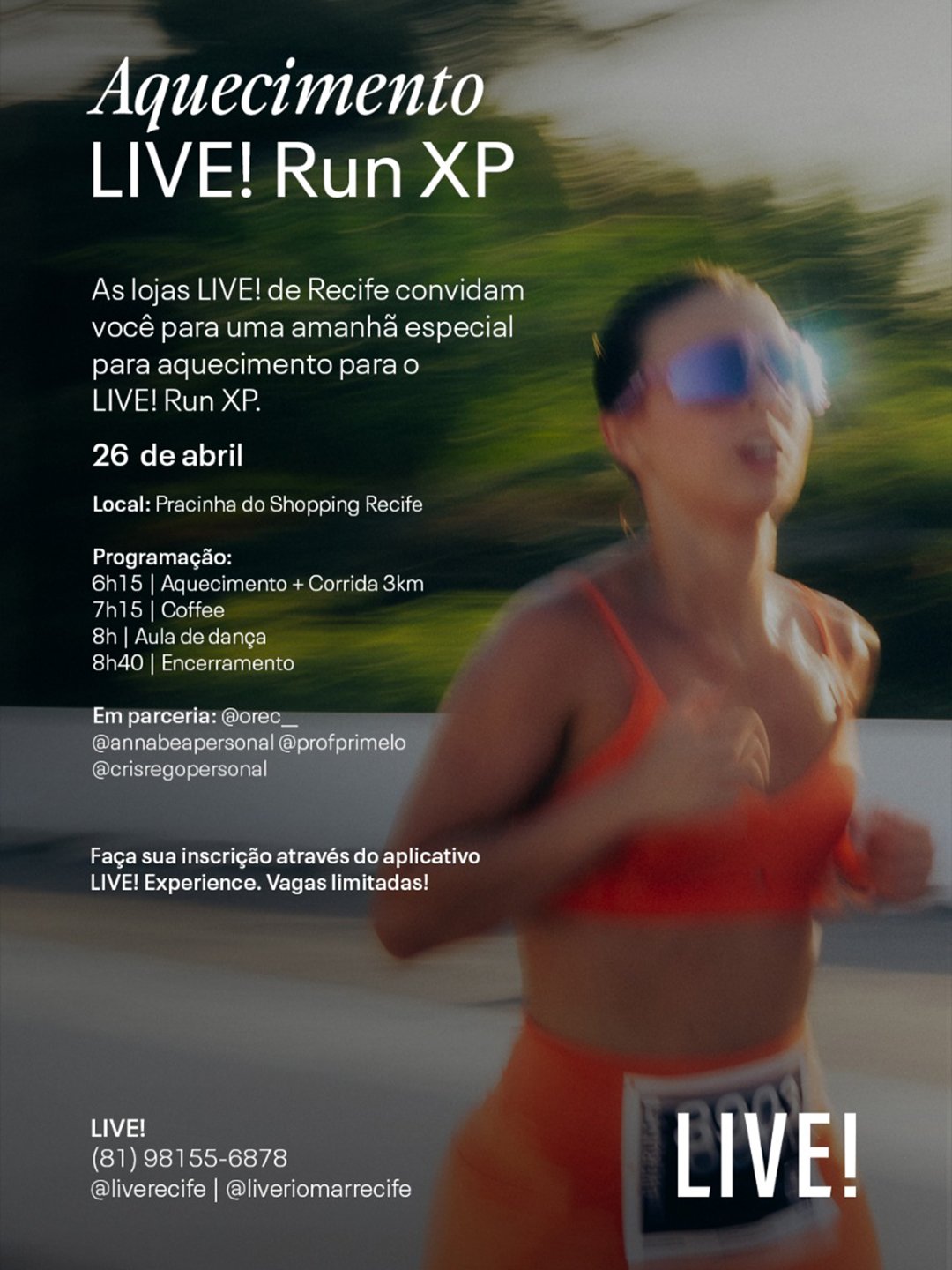 Aquecimento Live RUN XP