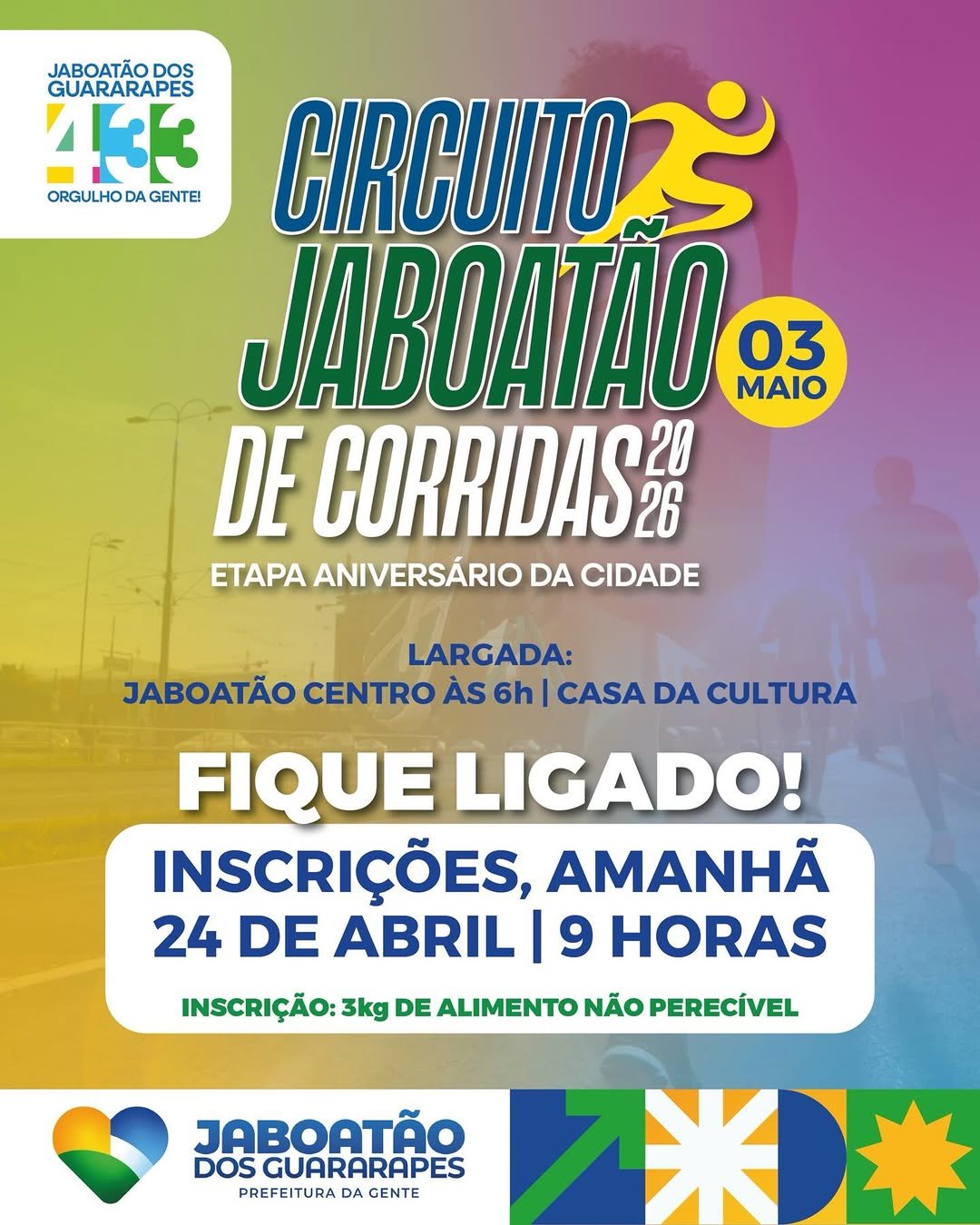 CIRCUITO JABOATÃO DE CORRIDAS - ETAPA 1