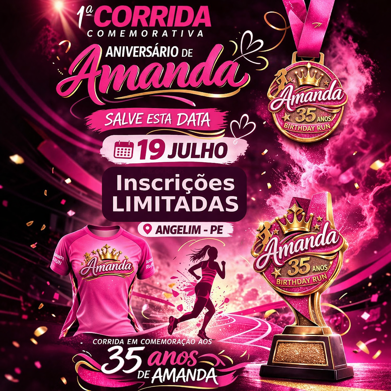 1° Corrida Comemorativa Aniversário de Amanda