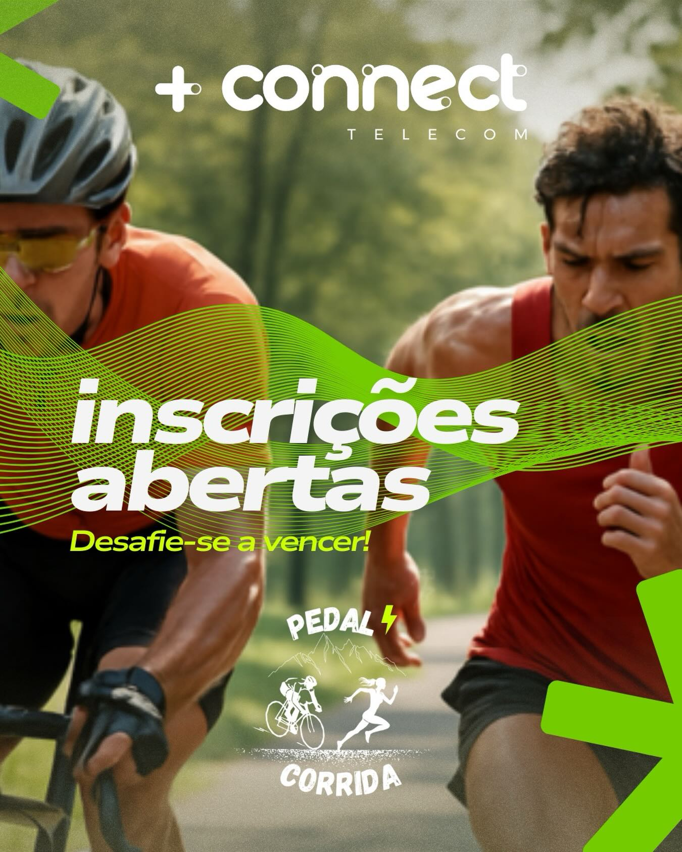 PEDAL E CORRIDA MAIS CONNECT