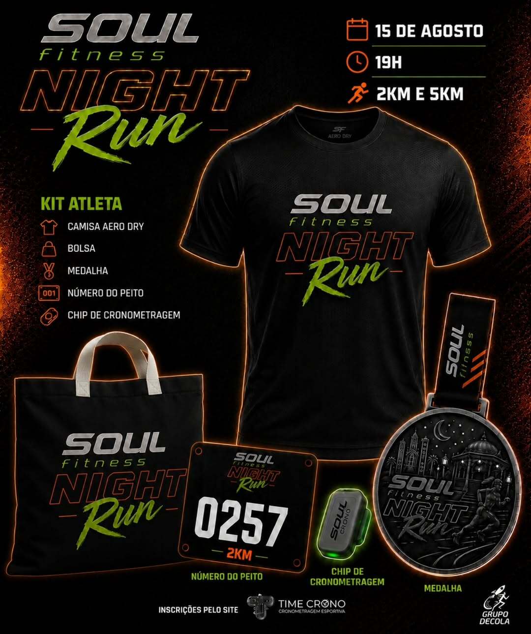 1ª CORRIDA SOUL FITNESS NIGHT RUN