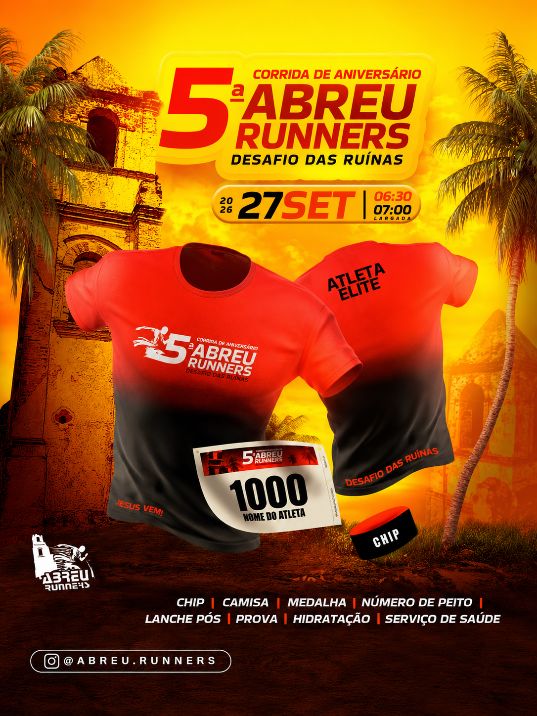 5ª CORRIDA ANIVERSÁRIO ABREU RUNNERS