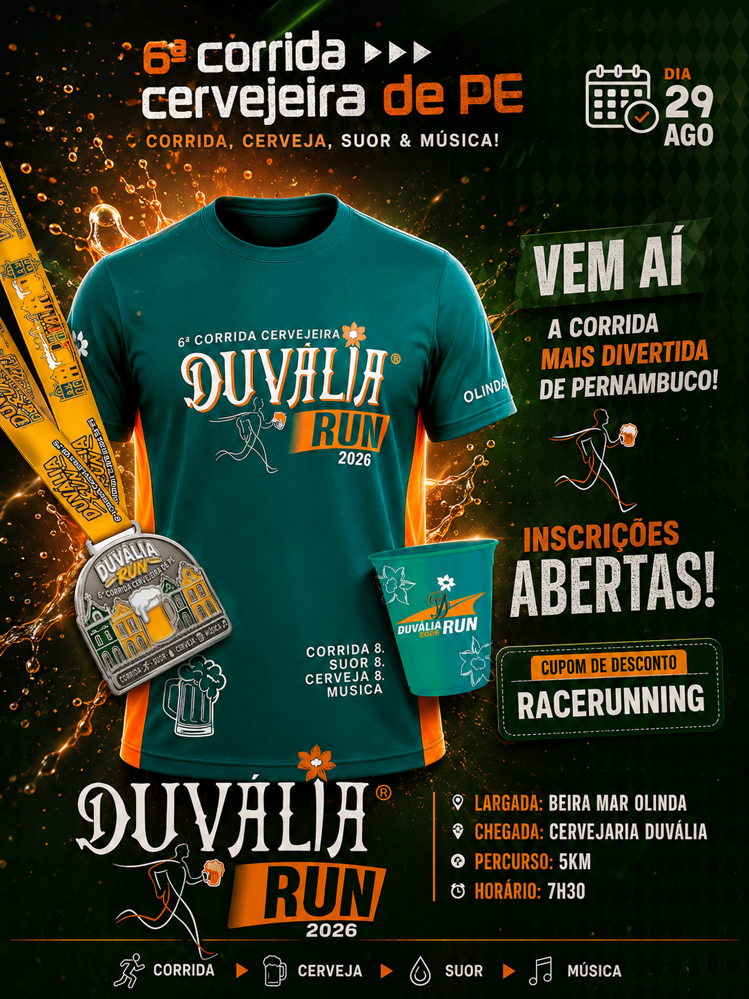 DUVÁLIA RUN – 6ª Corrida Cervejeira de Pernambuco