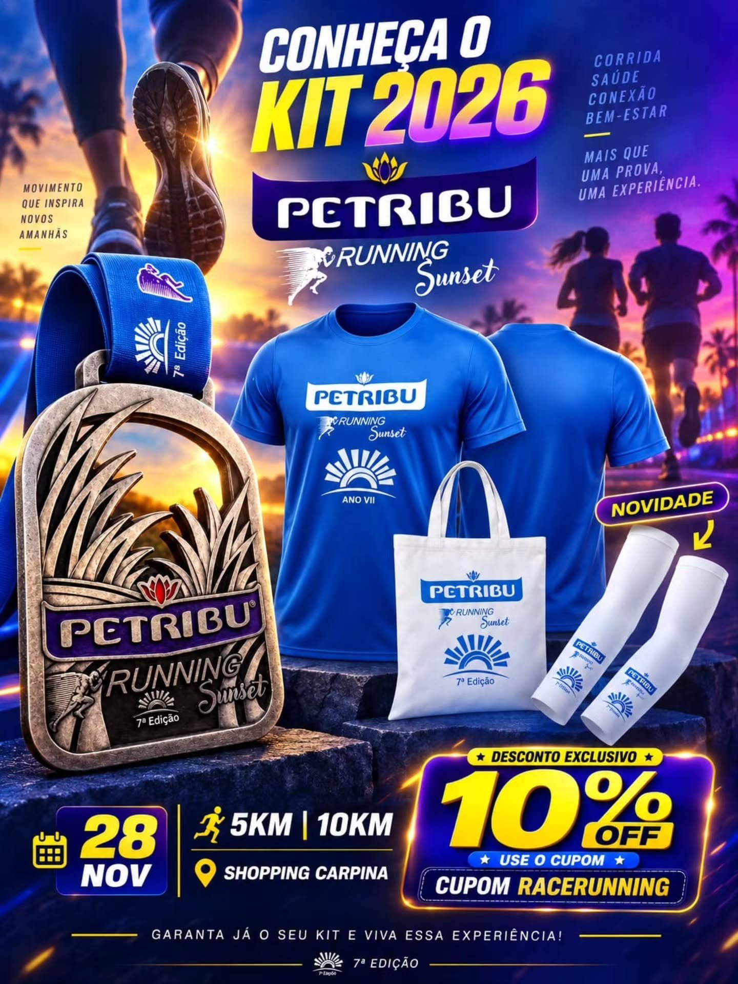 PETRIBU RUNNING SUNSET ANO VII