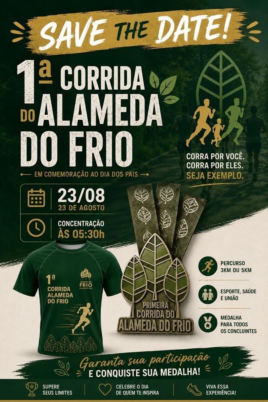 1ª CORRIDA ALAMEDA DO FRIO
