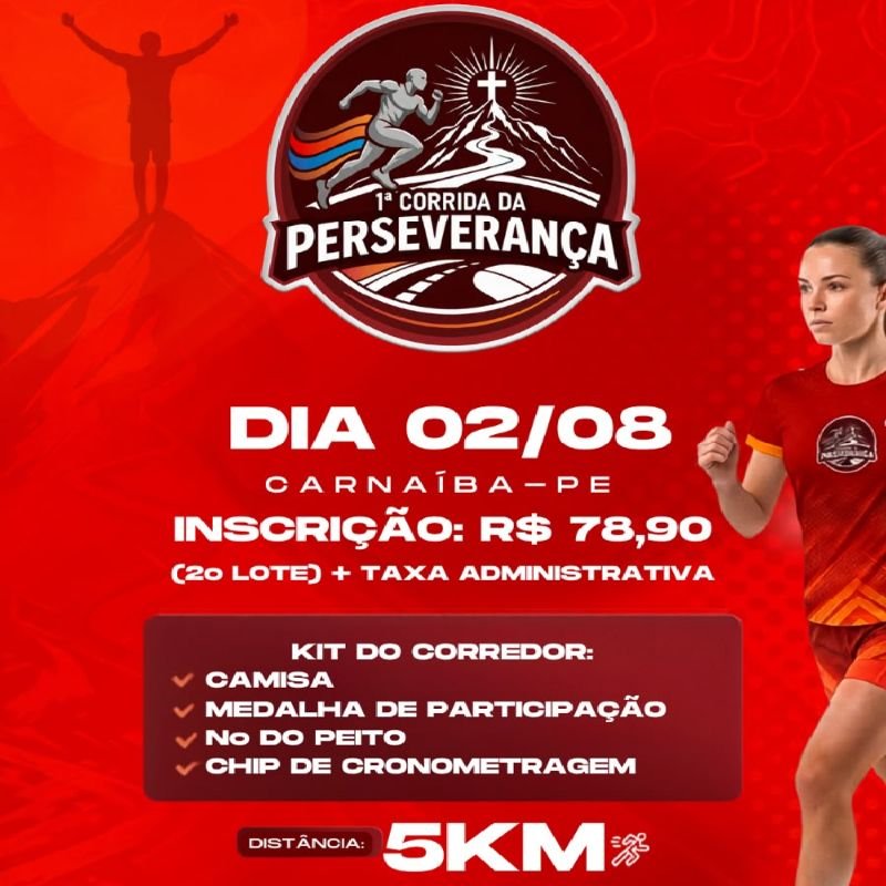 1º CORRIDA DA PERCEVERANÇA