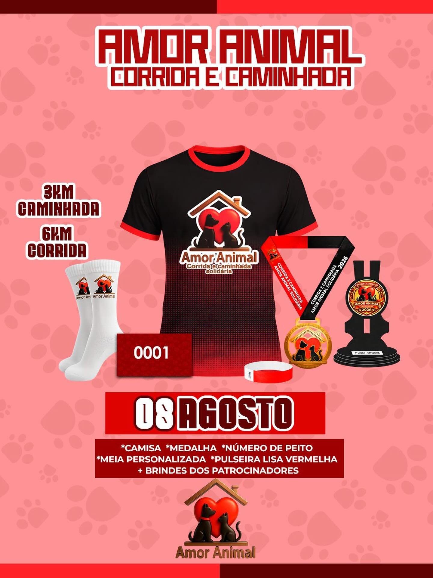 1ª Corrida & Caminhada Amor Animal Solidário
