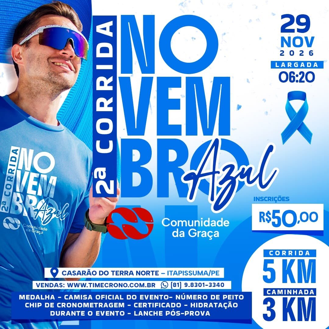 2ª CORRIDA NOVEMBRO AZUL