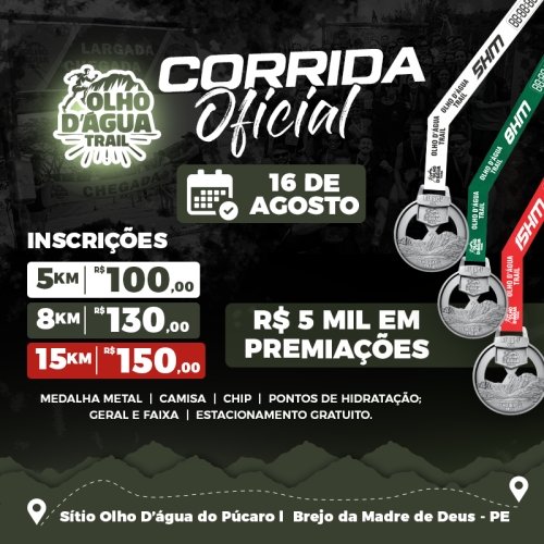 2ª CORRIDA OLHO D´ÁGUA TRAIL