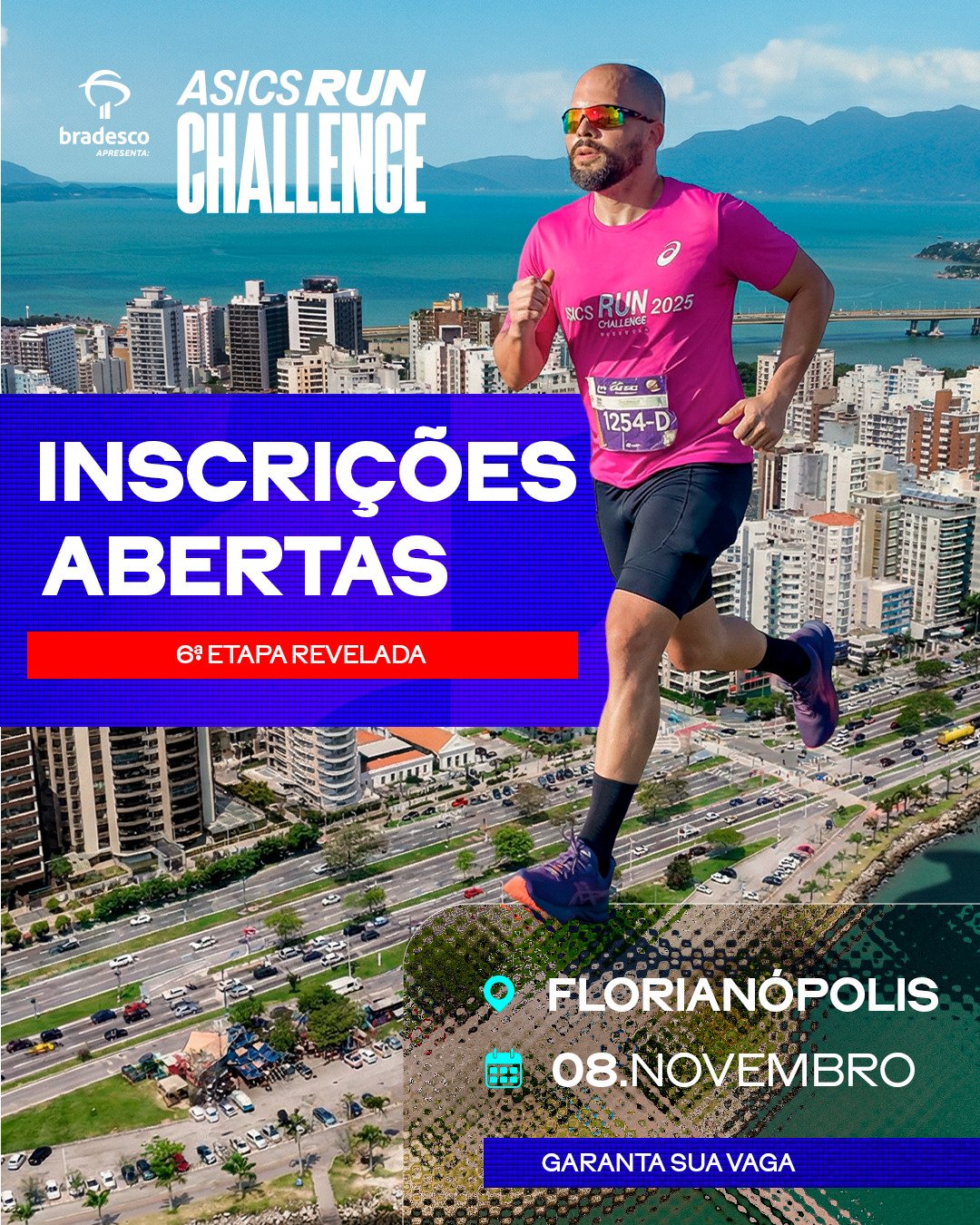 ASICS RUN CHALLENGE 2026 - ETAPA FLORIANÓPOLIS