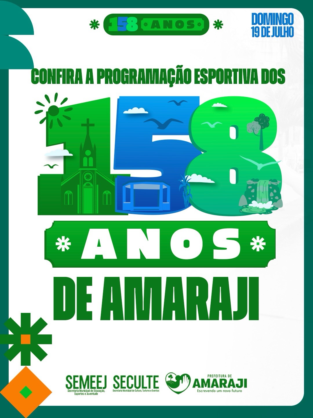 CORRIDA COMEMORAÇÃO 158 ANOS DE AMARAJI