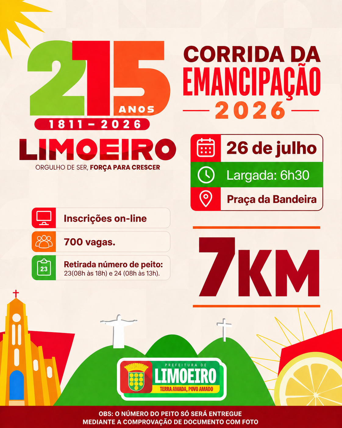 CORRIDA DA EMANCIPAÇÃO DE LIMOEIRO 2026