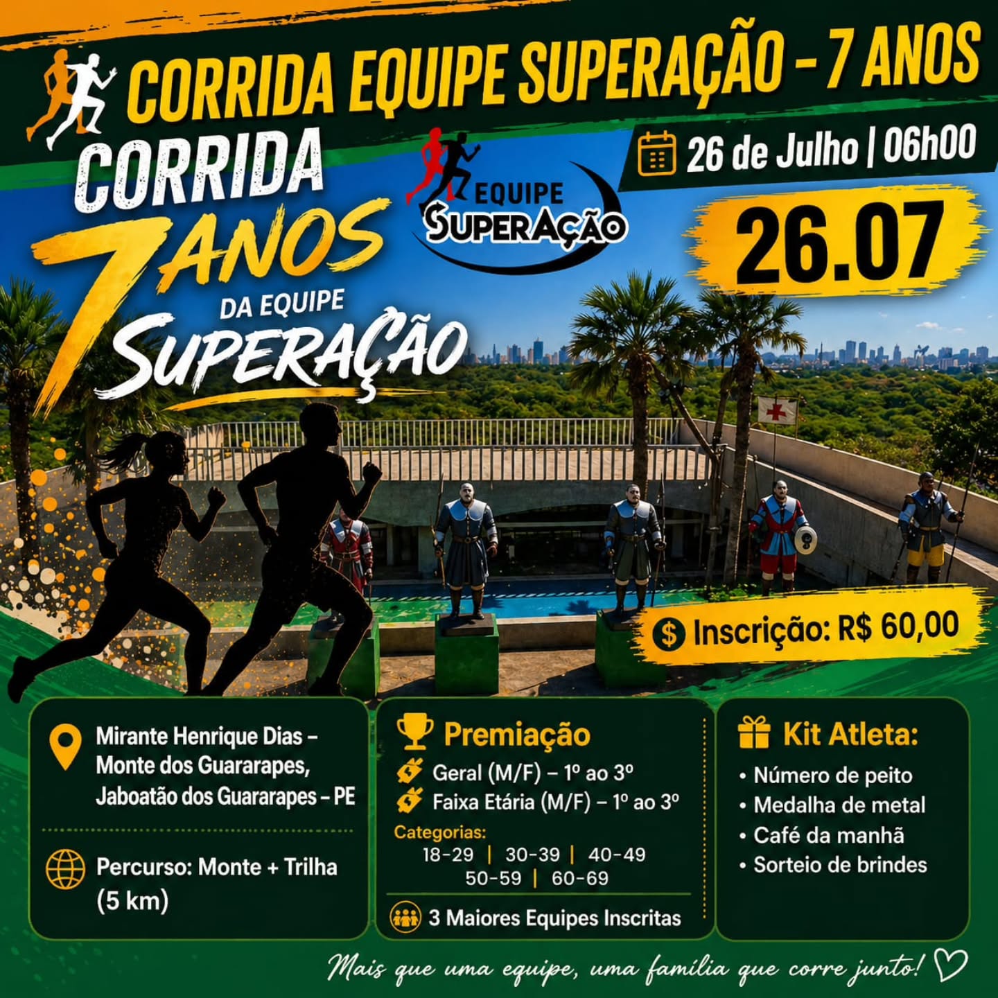 Corrida de Aniversário da Equipe Superação - 7 anos