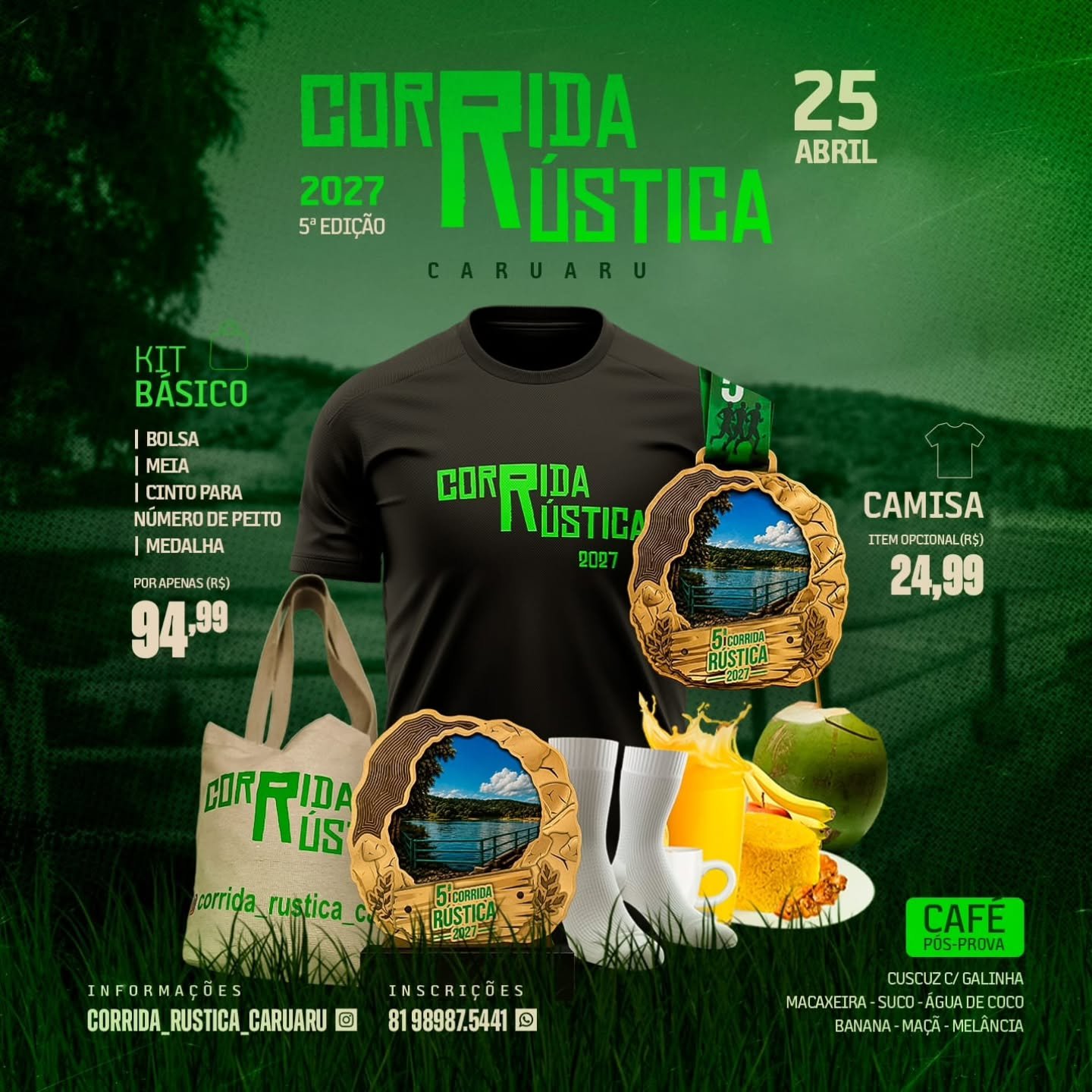IV EDIÇÃO CORRIDA RÚSTICA