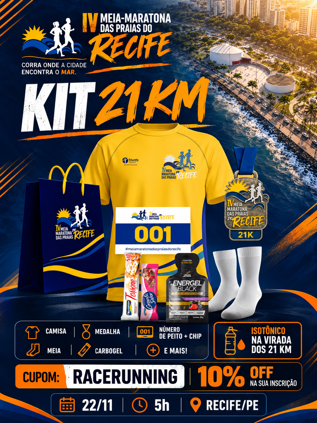Capa de Iv Meia Maratona das Praias do Recife