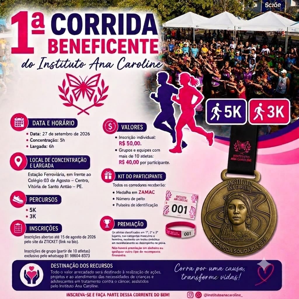 1ª CORRIDA BENFICIENTE ANA CAROLINE