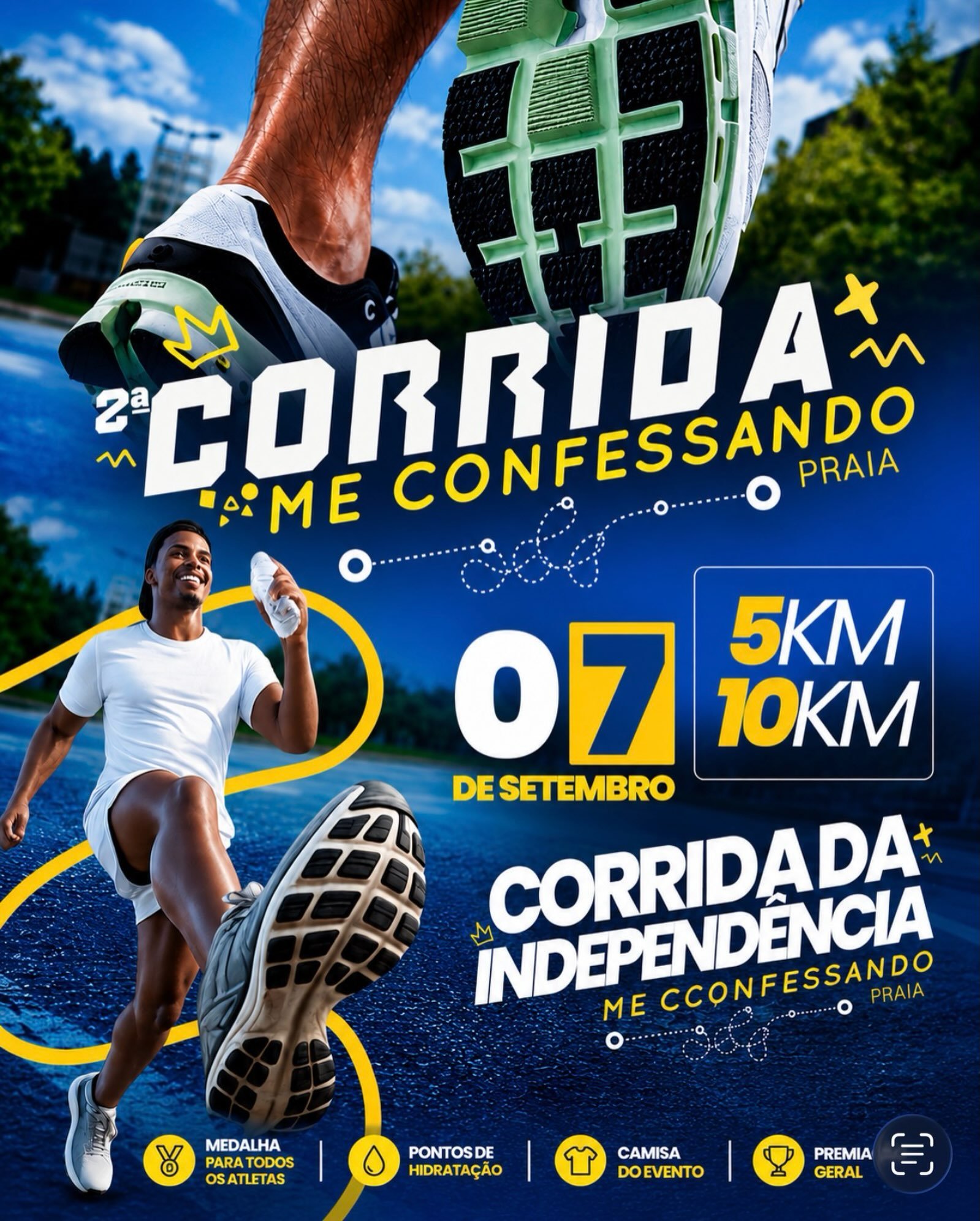 2ª CORRIDA ME CONFESSANDO PRAIA – CORRIDA DA INDEPENDÊNCIA