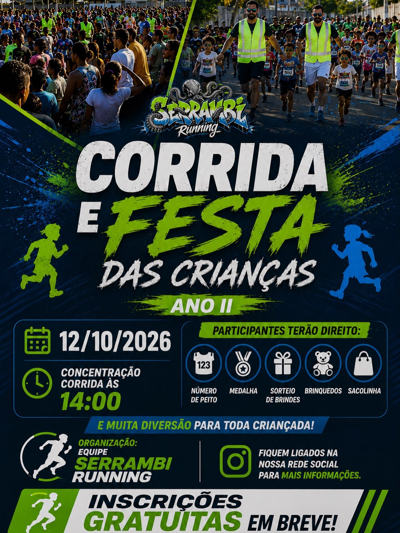 2ª corrida e festa das crianças