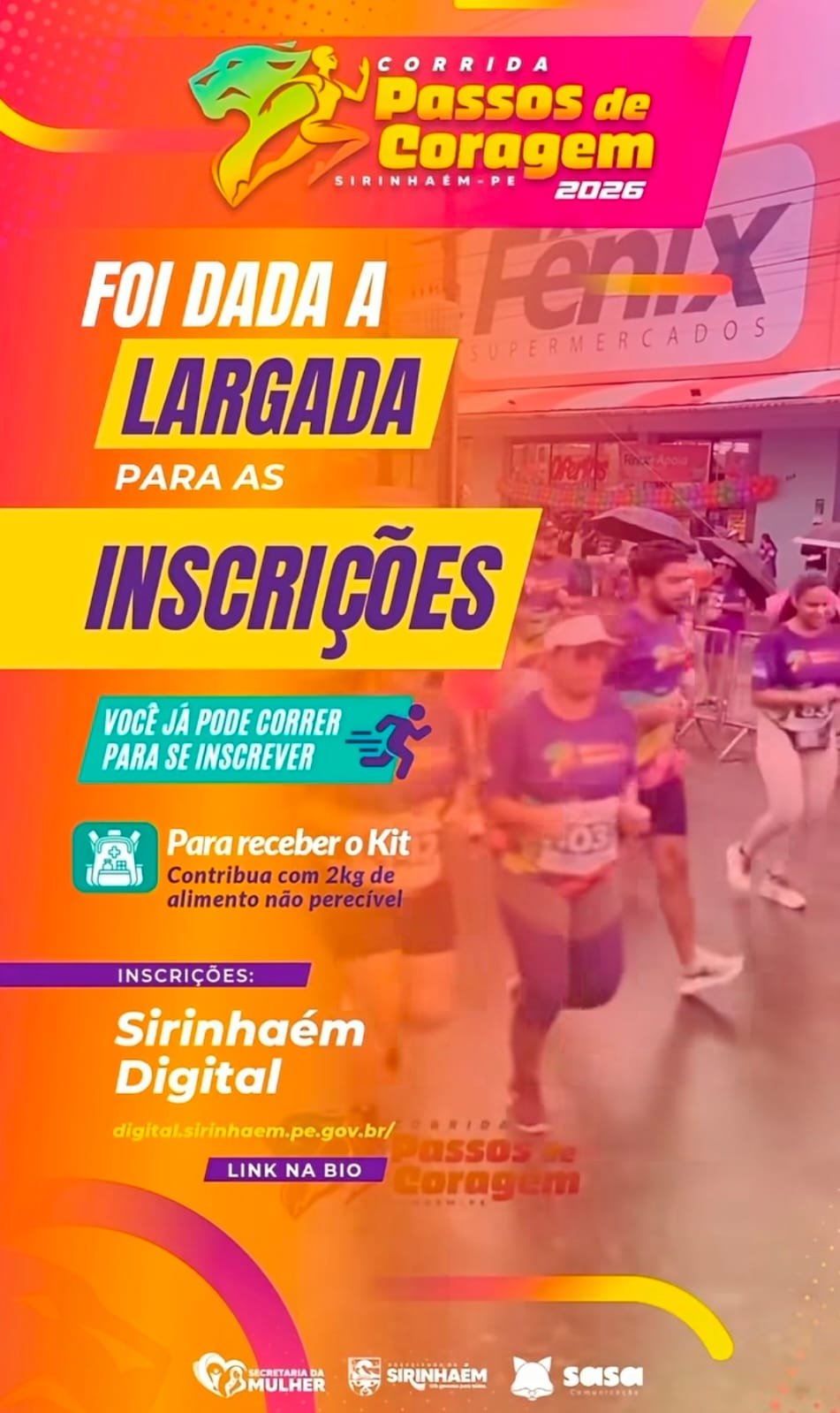 2ª corrida passos de coragem