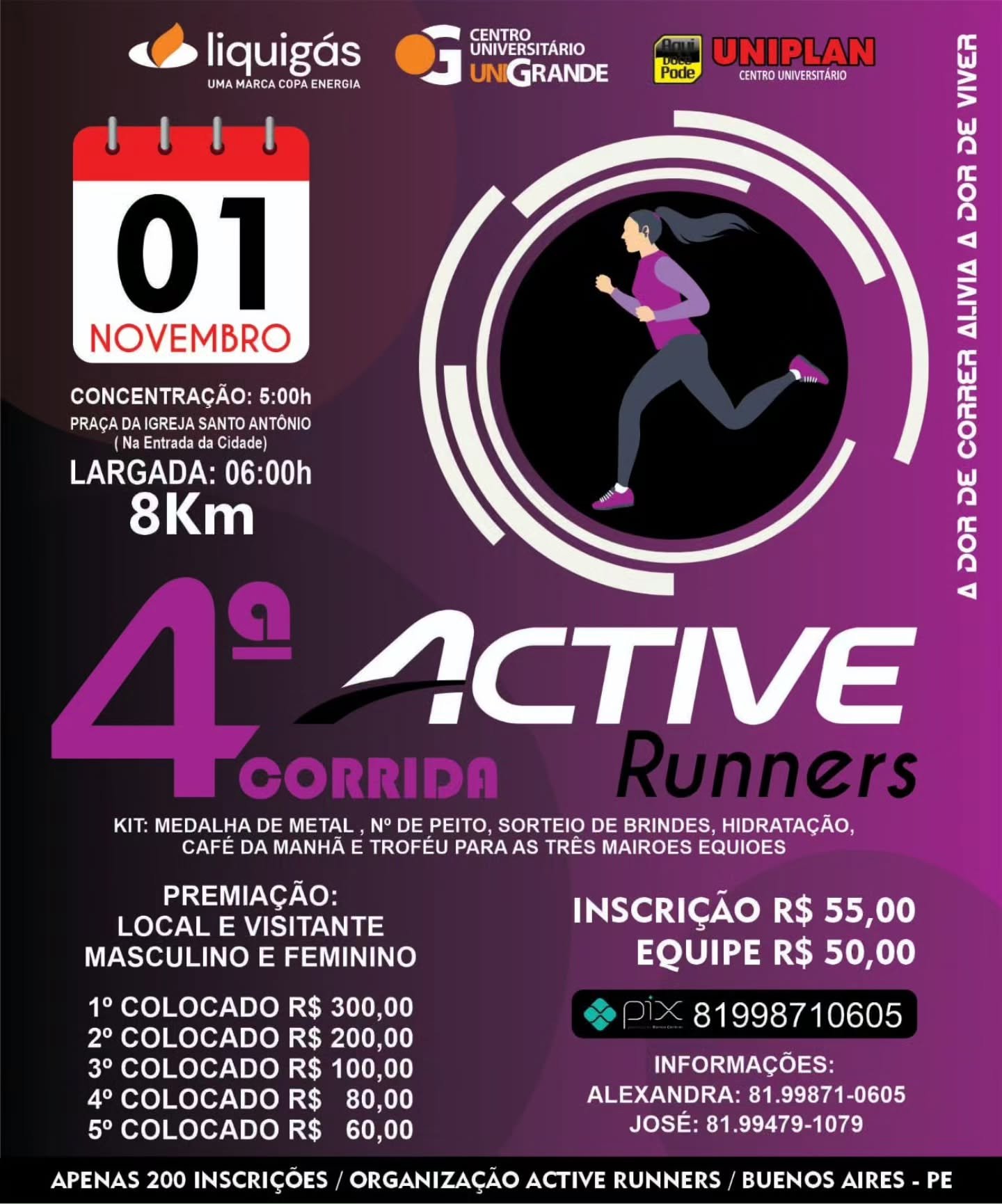 4ª corrida active runners